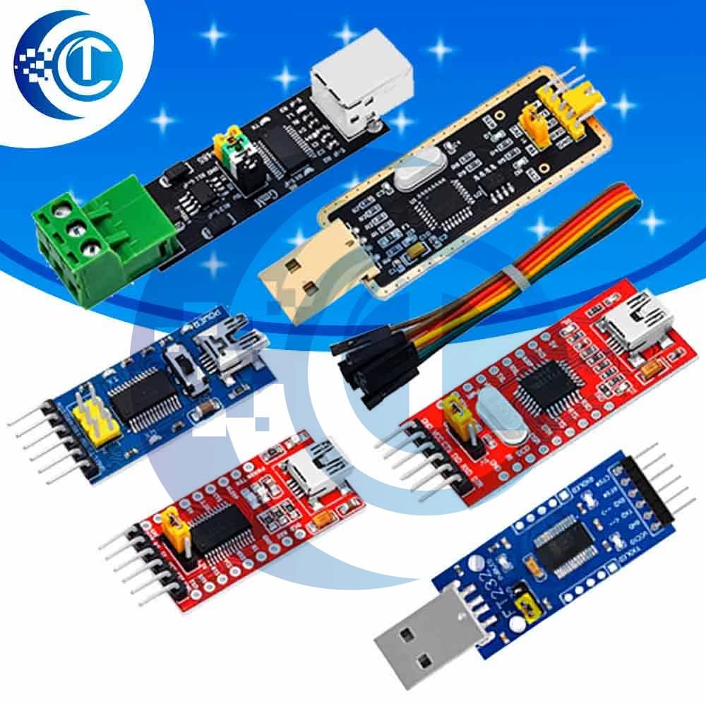 USB-TTL serial converter FT232RL/FT232BL – Chip FTDI, 3,3 V/5.5 V, mini module for Arduino Pro Mini