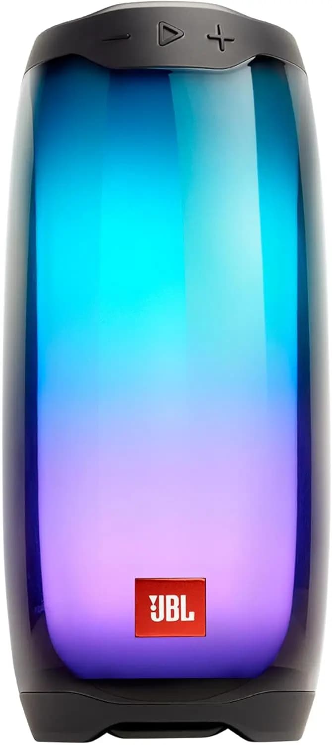 Altoparlante Bluetooth Impermeabile con Spettacolo di Luci Colorate, Portatile per Feste all'Aperto - Nero