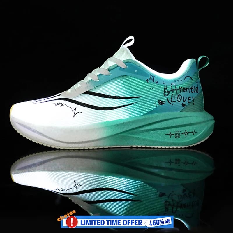 Scarpe da Corsa per Maratona con Piastra in Carbonio, Sneakers Sportive Traspiranti e Leggere per Uomo e Donna, Comode e Antiscivolo