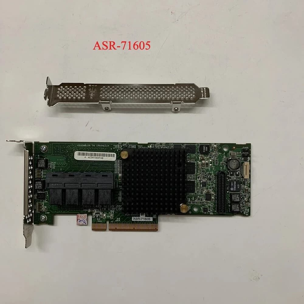 Adatttec ASR 71605 Controller raid PCIe SAS SATA da 1 GB a 16 porte 2280200-R