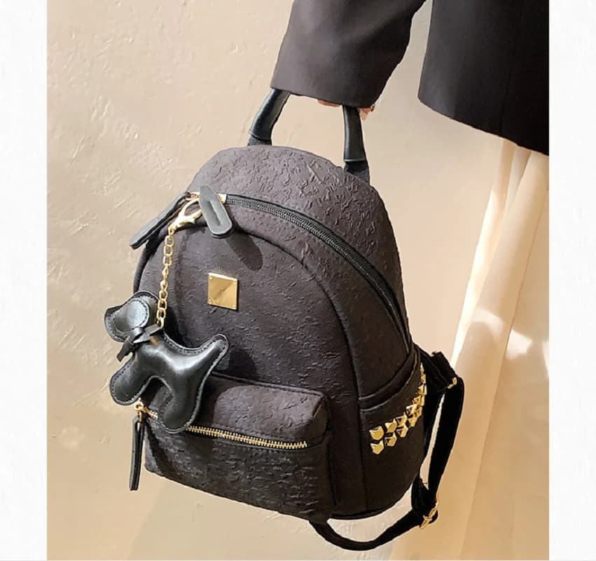 New Korean Large Capacity Travel Backpacks Fashion Luxury Oxford Canvas Double Zipper Shoulder Bags Totes Backpack School Bag
