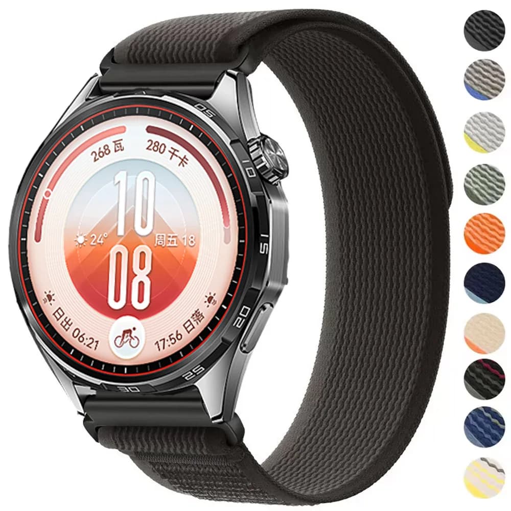 22mm Trail Nylon Loop Strap For Huawei Watch GT2 3 4 5 6 7 Pro 46mm GT Runner 2/Watch 5/4/3 Pro/Ultimate 2 Sport Band Correa