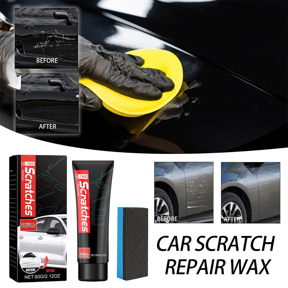 Kit Professionale per Rimozione Graffi Auto, Cura della Vernice, Rimozione Swirl, Riparazione Graffi, Cera Lucidante Anti-Graffio per Carrozzeria Auto