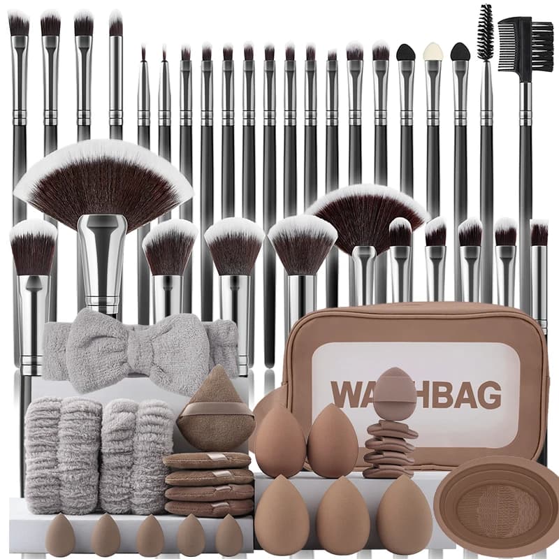32-piece makeup brush set Cosmetic tools for powder Umbrella Base Fard Mixing Beauty Makeup Brushes Kit for Makeup Beginners