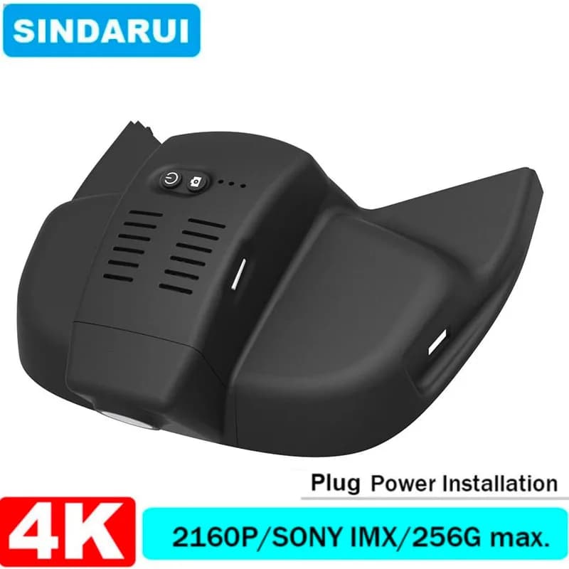 4K HD 2160P Plug and Play Car DVR Wifi Dash Cam Double Lenten for Ford Focus Deluxe mk4 2018 2020 2021 2022