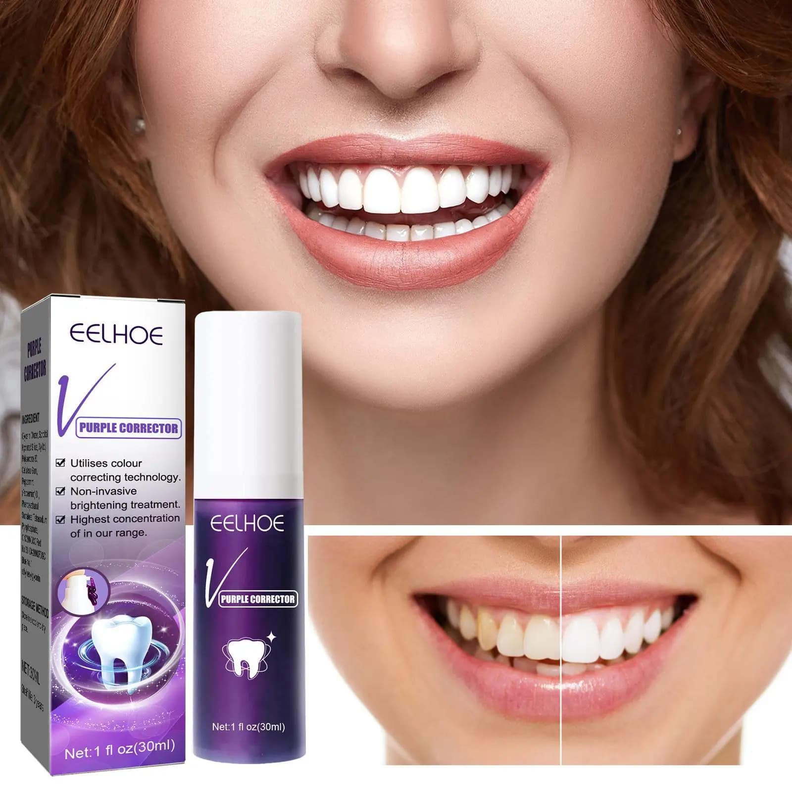 V34 toothpaste whitener toothpaste for teeth whitening foam color concealer teeth oral hygiene removal of toothpaste foam stains