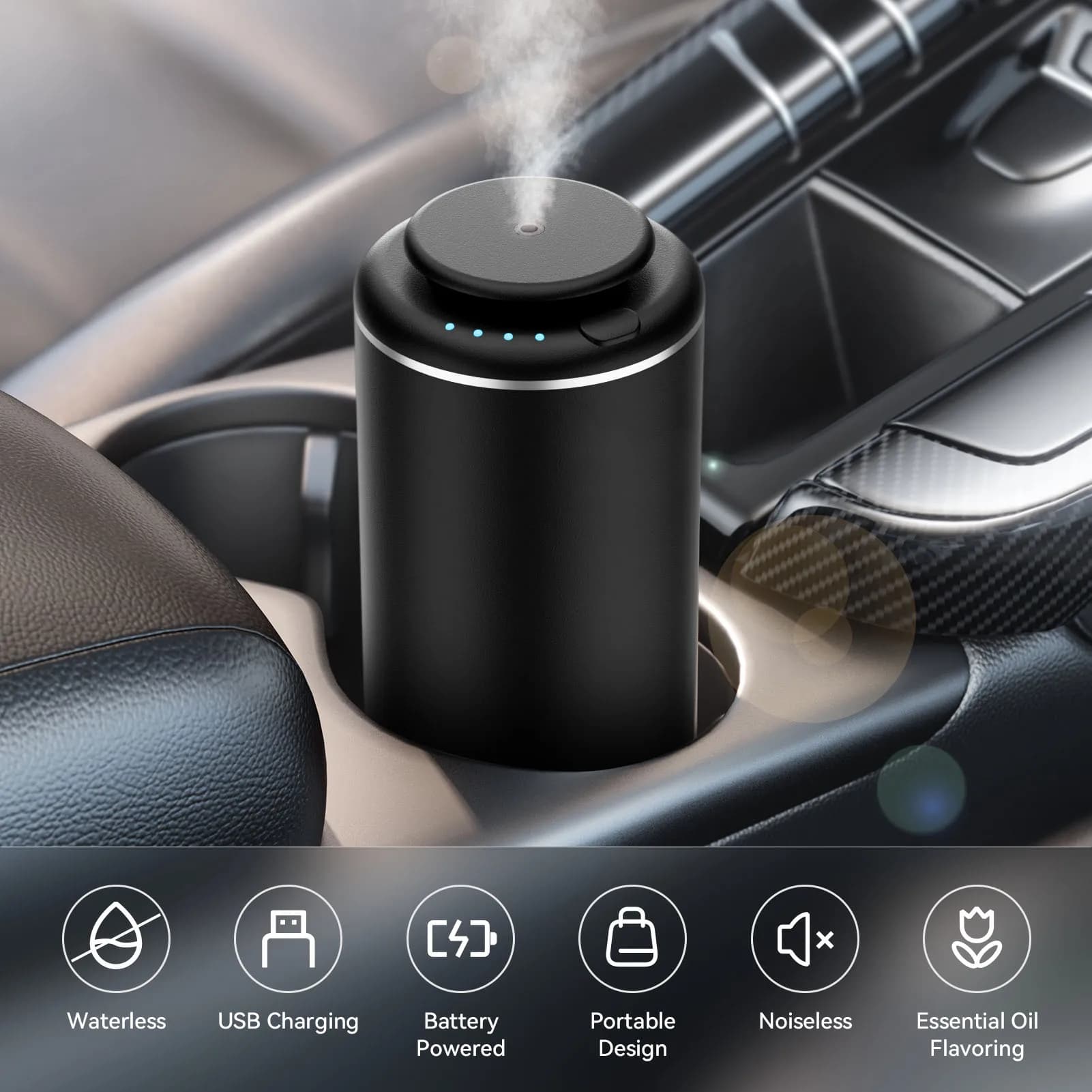 HIINST Luxury USB Rechargeable Aromatherapy Perfume Perfume for Deodorant Car for Diffuser Environments of Essential Oil Fragrances