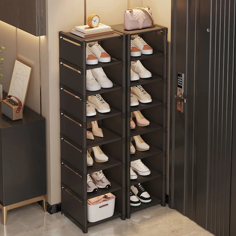 Large Capacity Shoe Rack Multi Tier Shoe Organizer Space Saving Storage Shelf for Entryway Dorm Bedroom Home