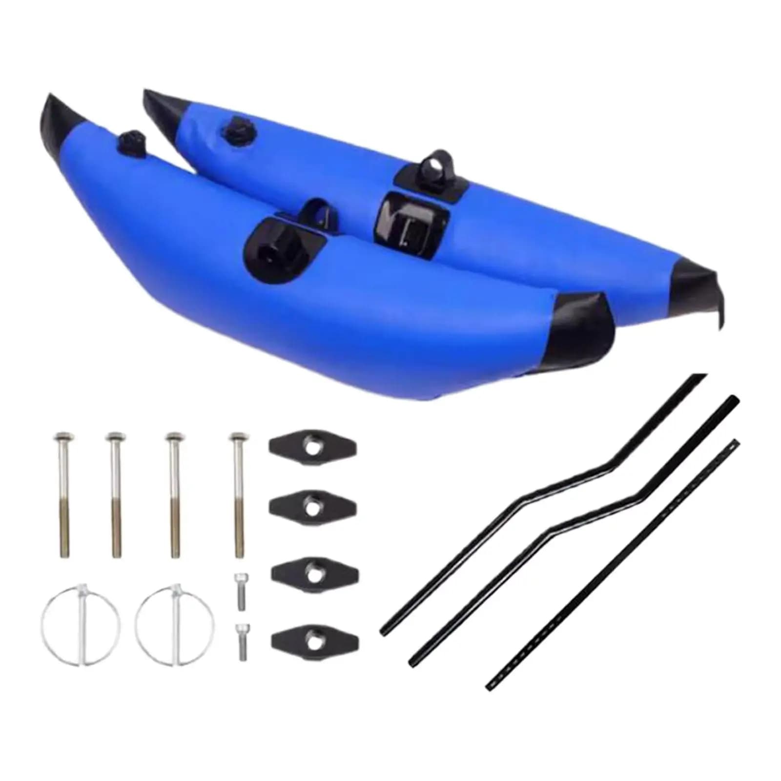 2x Accessori per Kayak con Bracci Portacanna, Galleggiante Bilanciante per Kayak Gonfiabile, per Pesca, Canottaggio e Canoa