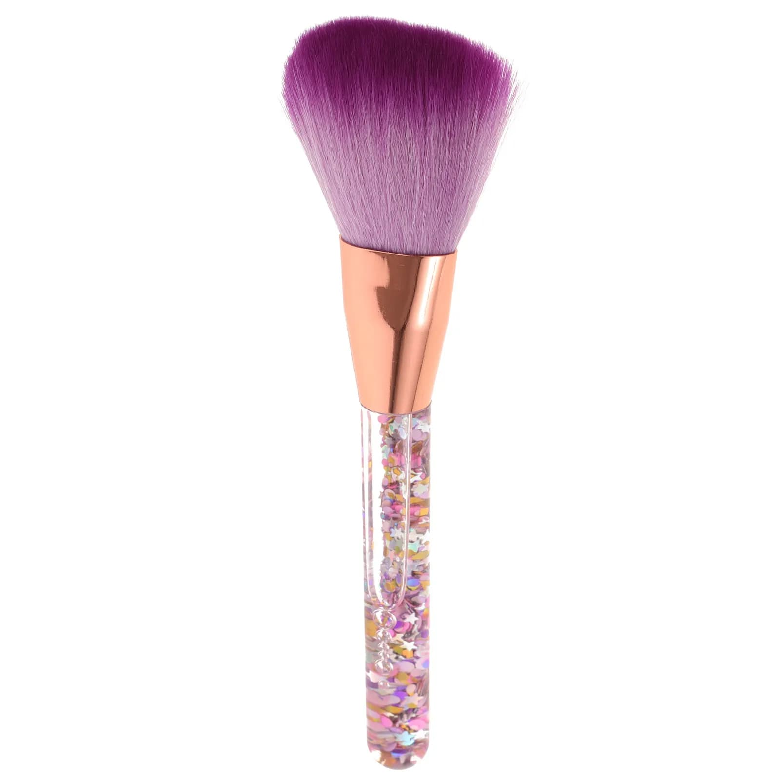 Multi-Function Nail Brush Glitter Handle Blush Powder Brush Face Makeup Blending Foundation Tool Face Makeup