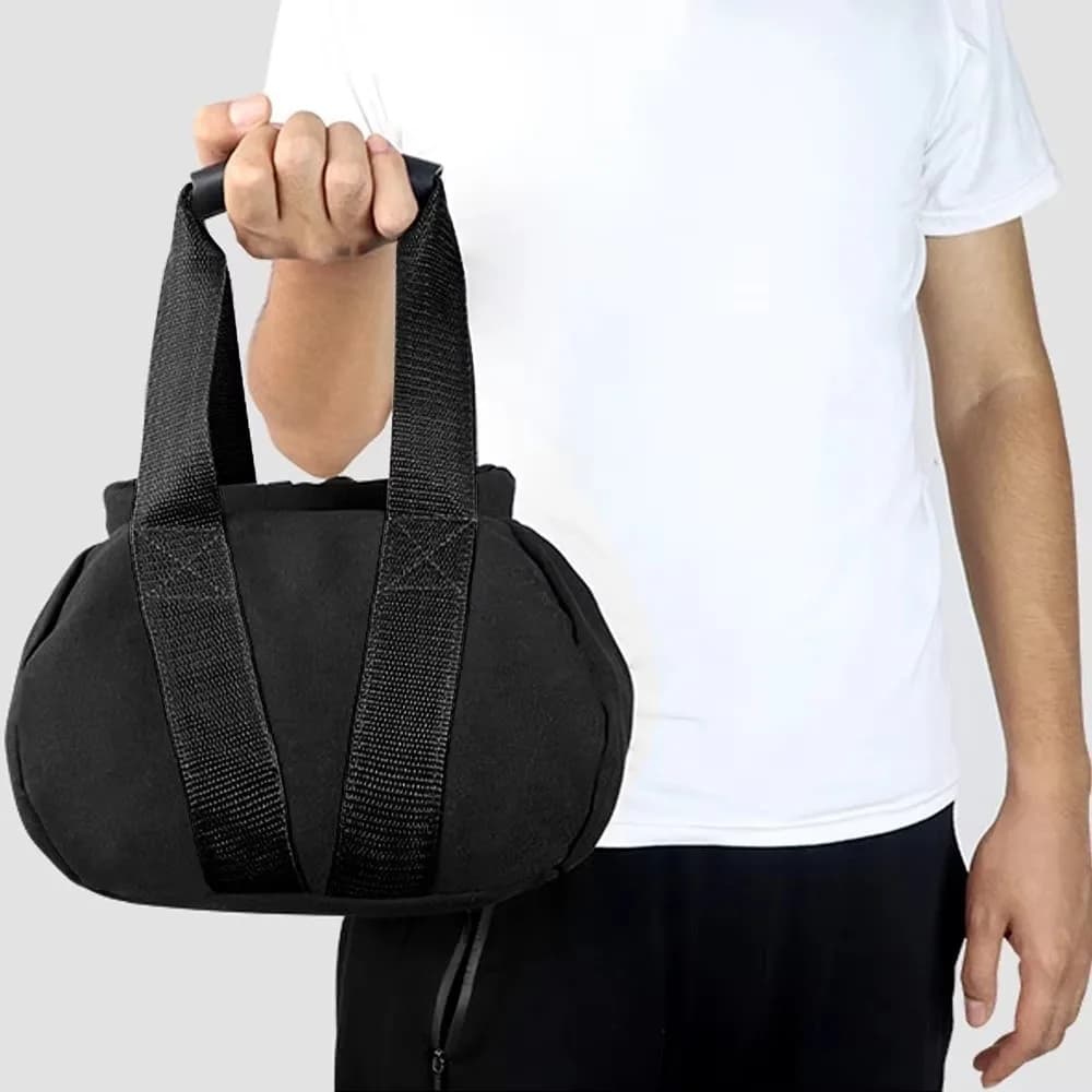 5-20kg Adjustable Adjustable Kettlebell Sandbag Canvas Non-Slip Grip Heavy Duty Sandbag Durable Quiet Slam Ball Substitute