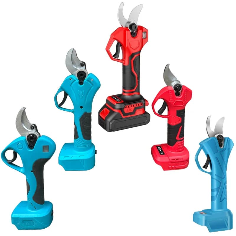 Electric shears for pruning with lithium battery, shears for pruning fruit trees, garden tools, scissors for high branches