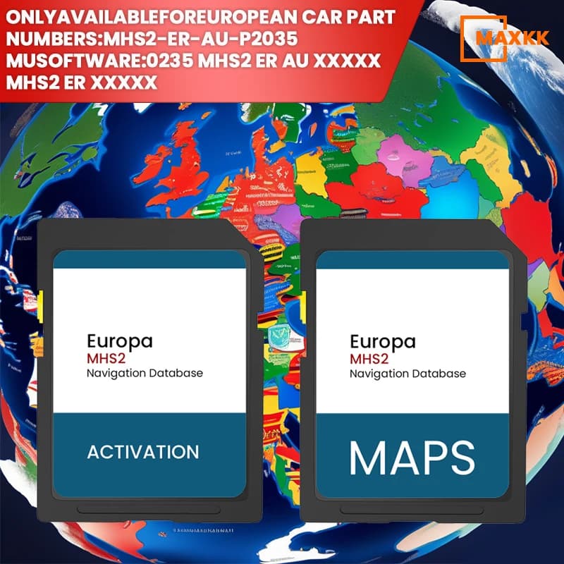 2024 Navigation SD card satellite map update for Audi MMI MHS2 A3/A4/A5/Q2/Q3 SD card