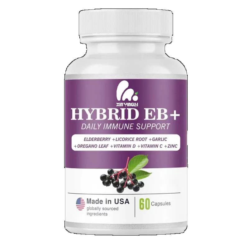 Elderberry contains 60 capsules of vitamin C, zinc, vitamin D3 antioxidants, and immune supplements