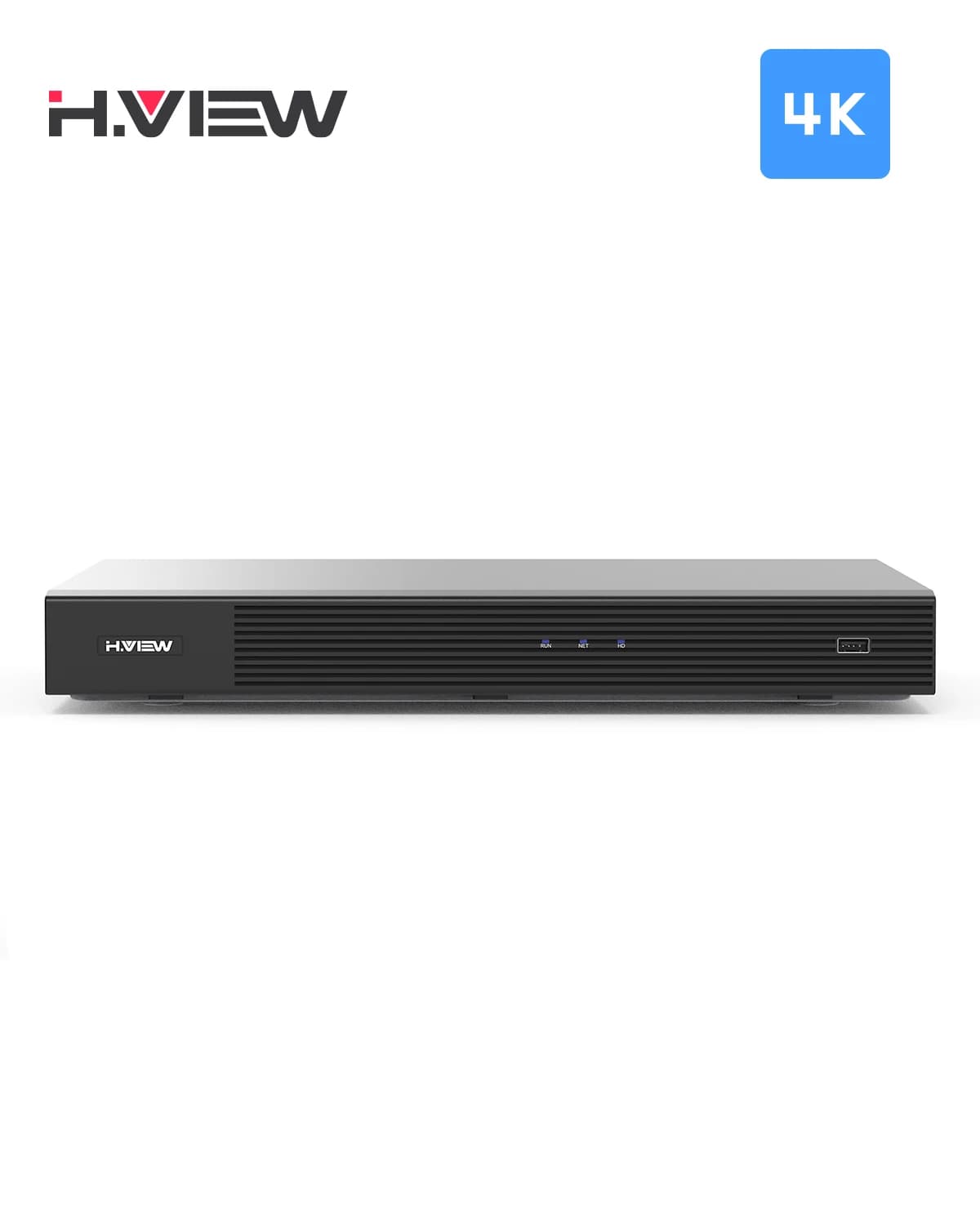 H.View Network Video Recorder 16ch 4K/8MP/6MP/5M/4MP/3MP H.265 Poe Nvr Surveillance Security System Cctv for Onvif IP Camera