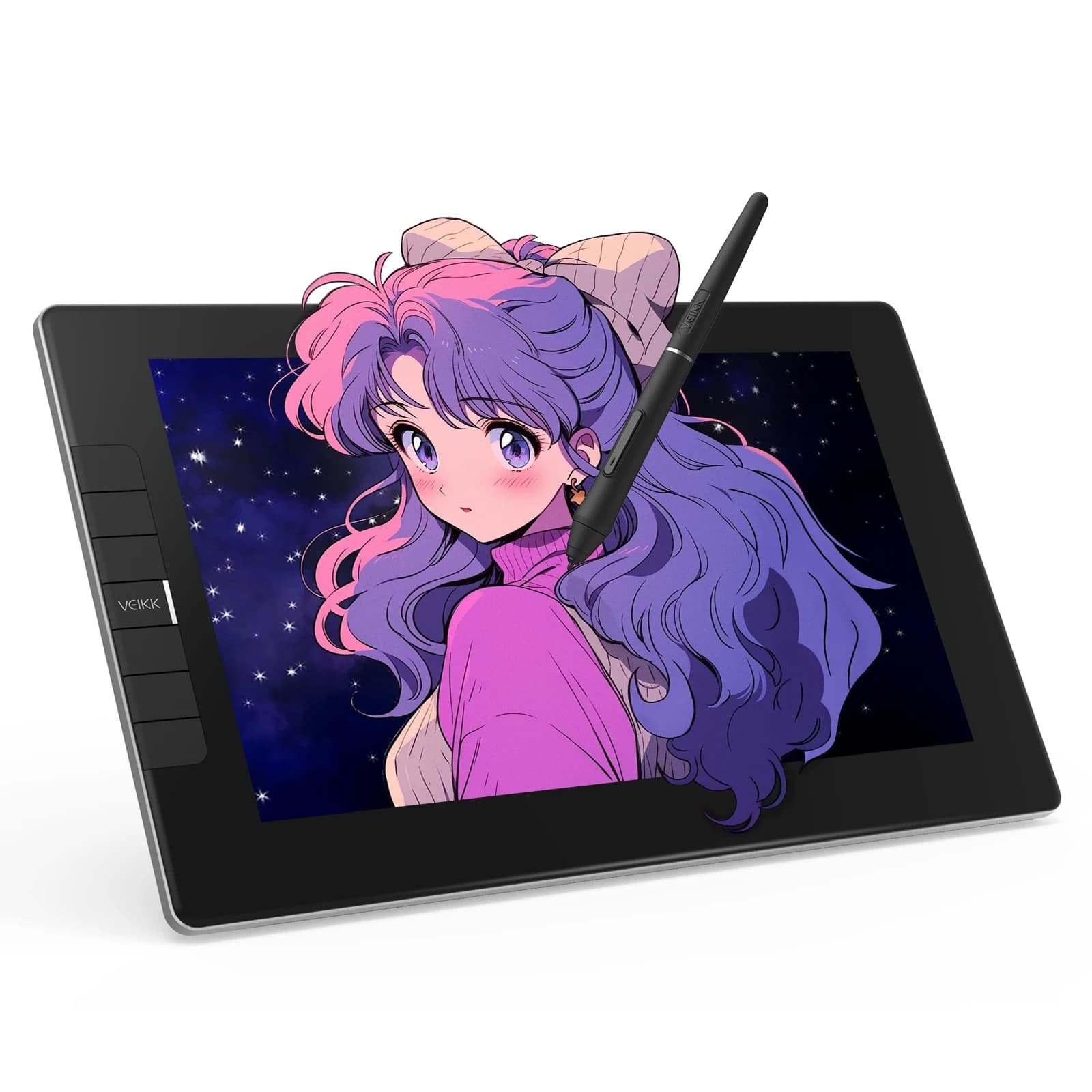 Schermo grande da 11,6 pollici VEIKK VK1200V3 Tablet con display grafico per disegno digitale con penna stilo economica per Mac Windows Linux