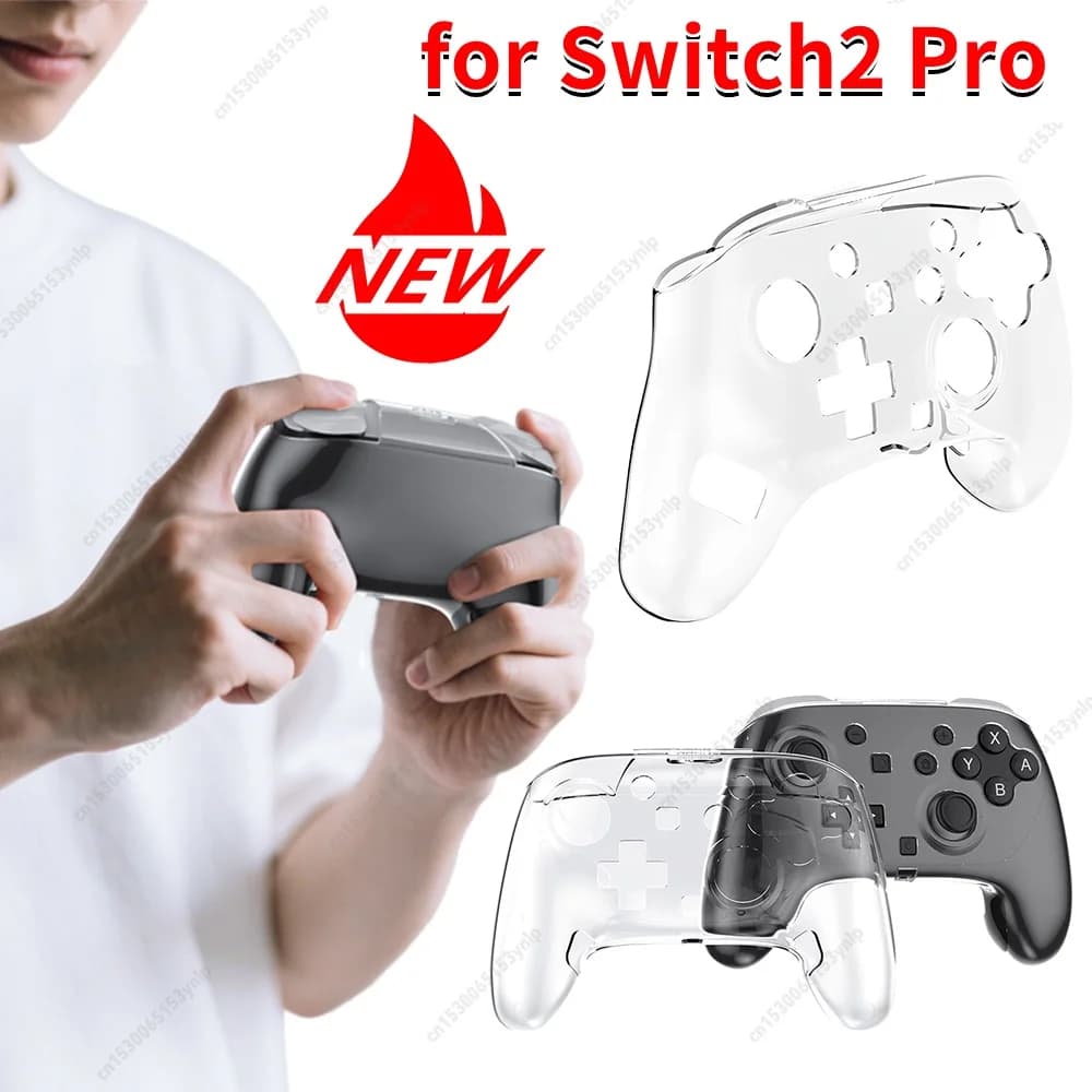 Per Switch 2 PRO Custodia trasparente Console portatile Cover in cristallo trasparente Accessori per controller di gioco