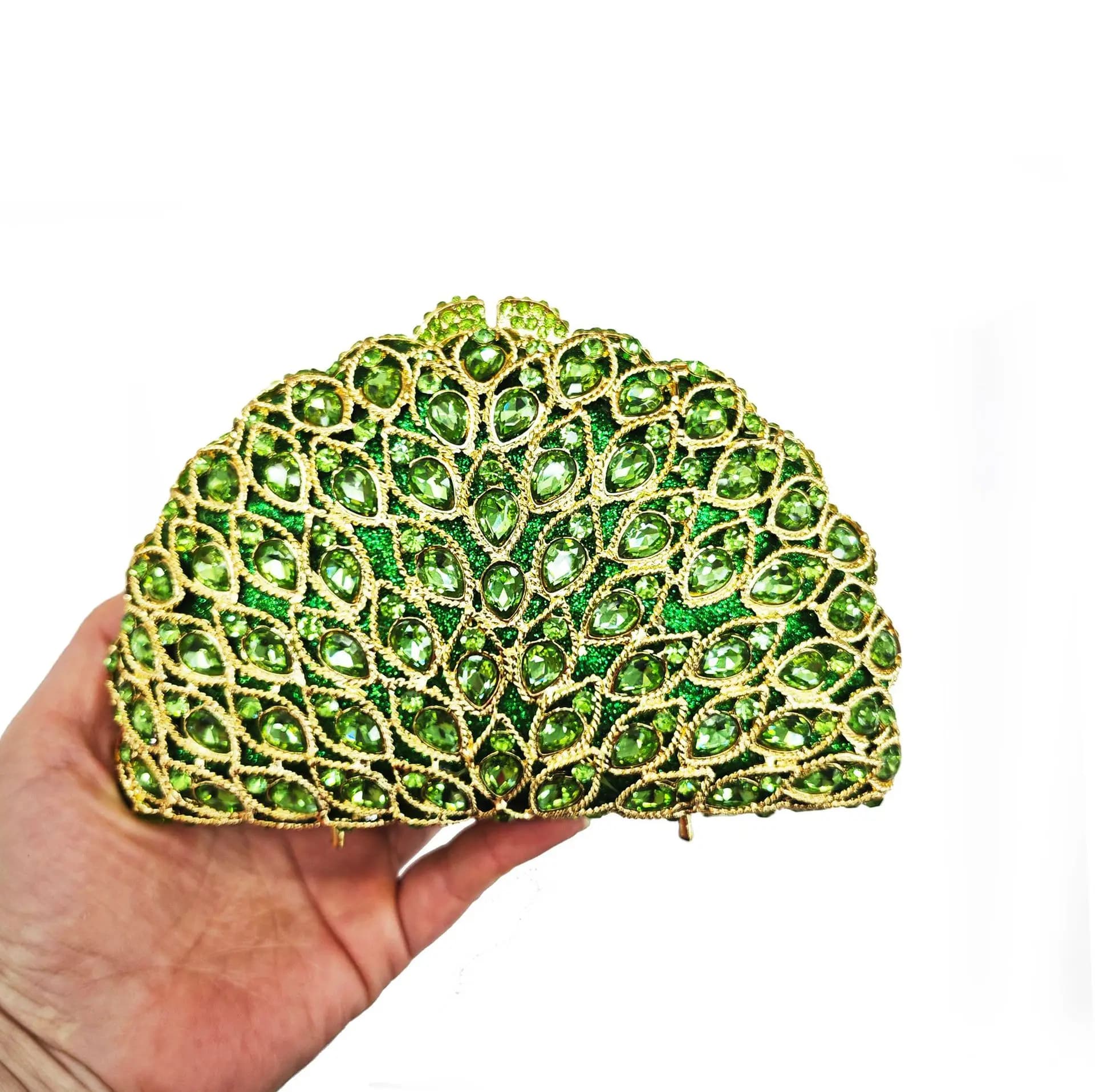 Pochette da donna con gemme multicolori, borsa da sera in cristallo, borsa da ballo per feste da donna, pochette da sposa, borsa da sposa per banchetti
