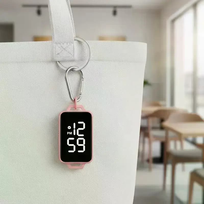 Mini LED Digital Watch Clear Large Screen Display Lightweight Design For Kids Students Daily Outdoor Use