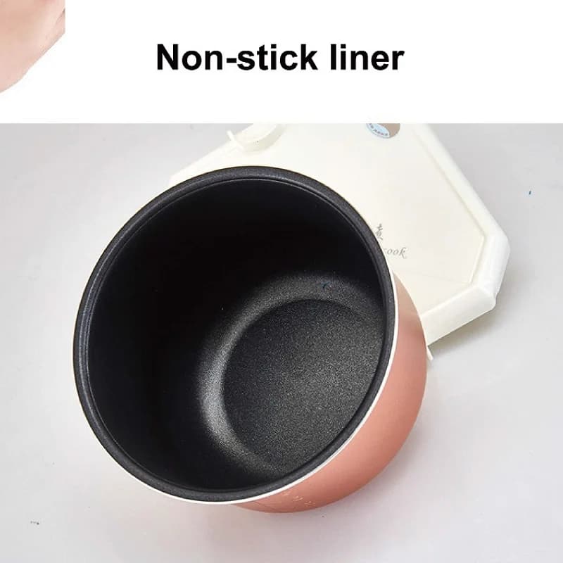 Multicooker da 2L per Auto e Camion 24V, Cuociriso Elettrico Antiaderente, Vaporiera, Padella per Saltare in Padella, Pentola Elettrica da Auto, Bollitore per Noodles