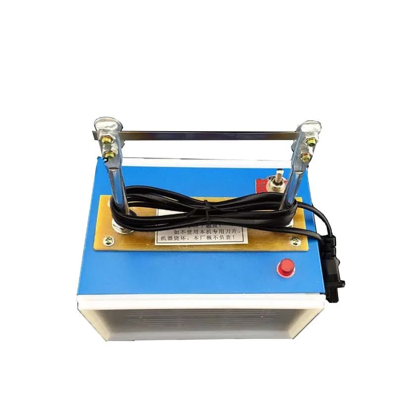 Macchina da taglio a caldo per etichette tessute a nastro da 120 W Macchina da taglio a caldo Macchina da taglio per fusione Velcro Cesoia elettrica multiuso
