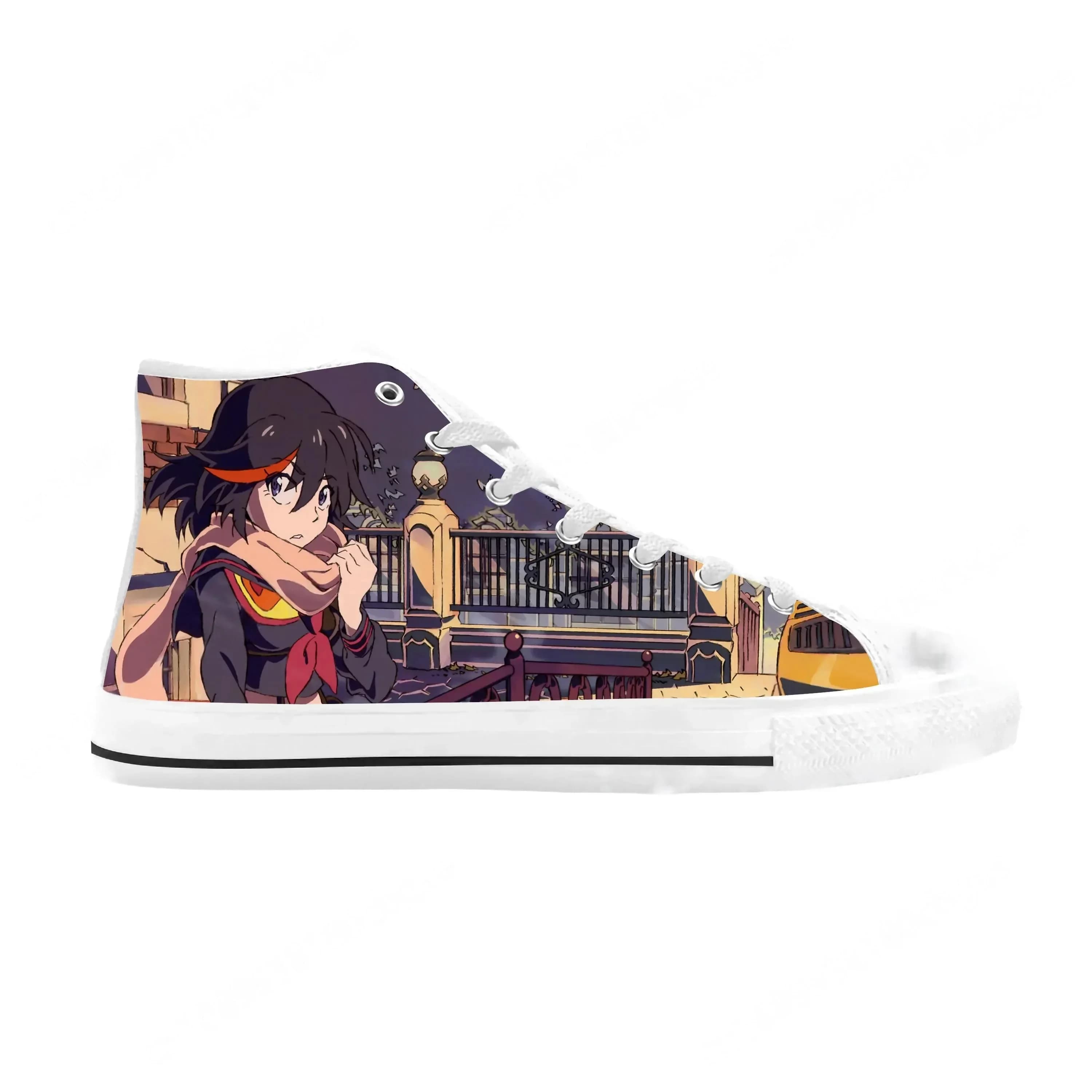 Scarpe Casual Anime Giapponese KILL la KILL Matoi Ryuko, Sneakers Traspiranti con Stampa 3D per Uomo e Donna
