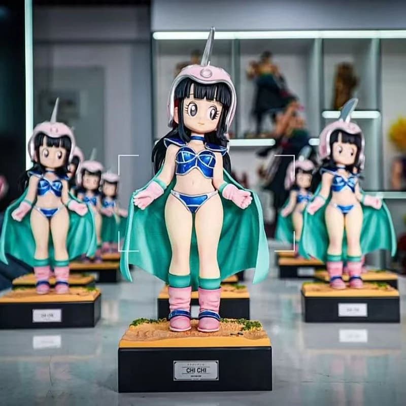 JT Statua Dragon Ball Z Figurina del pranzo Chichi Ranchi Bulma Figura Action Figures in PVC Collezione Decorare Modello Giocattoli Regalo