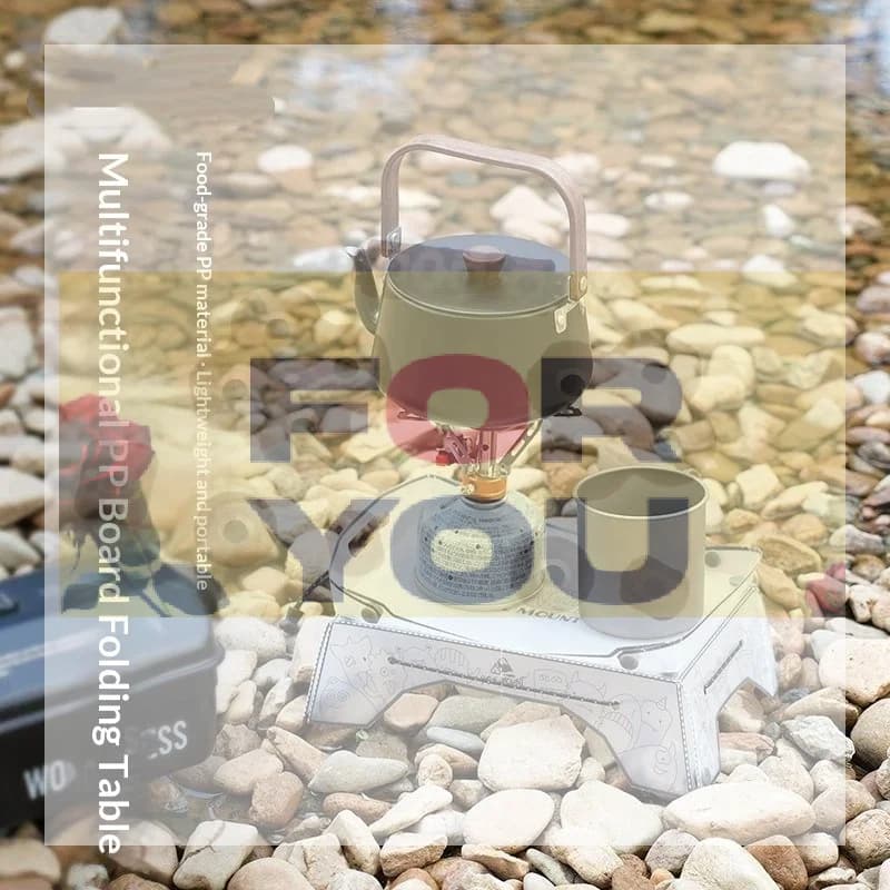 【OD】New Ultralight PP Folding Camping Table Mini Portable Heavy Duty For Hiking Picnic Outdoor Travel Gear