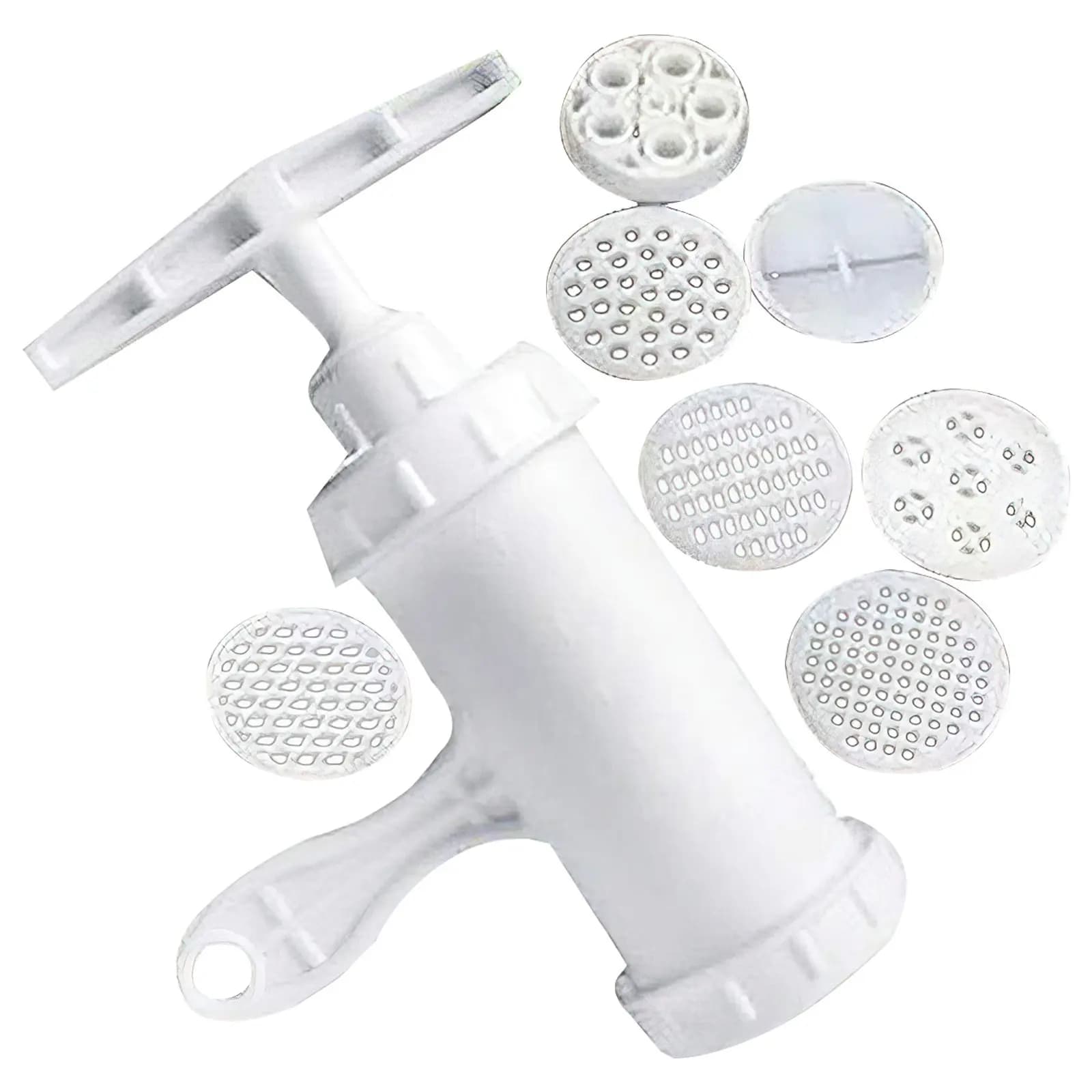 Set di 7 Pezzi per Preparare la Pasta, Macchina Manuale per Pasta, Materiale Premium, Facile da Installare e Pulire, Macchina Domestica per Fare la Pasta Fai-da-Te