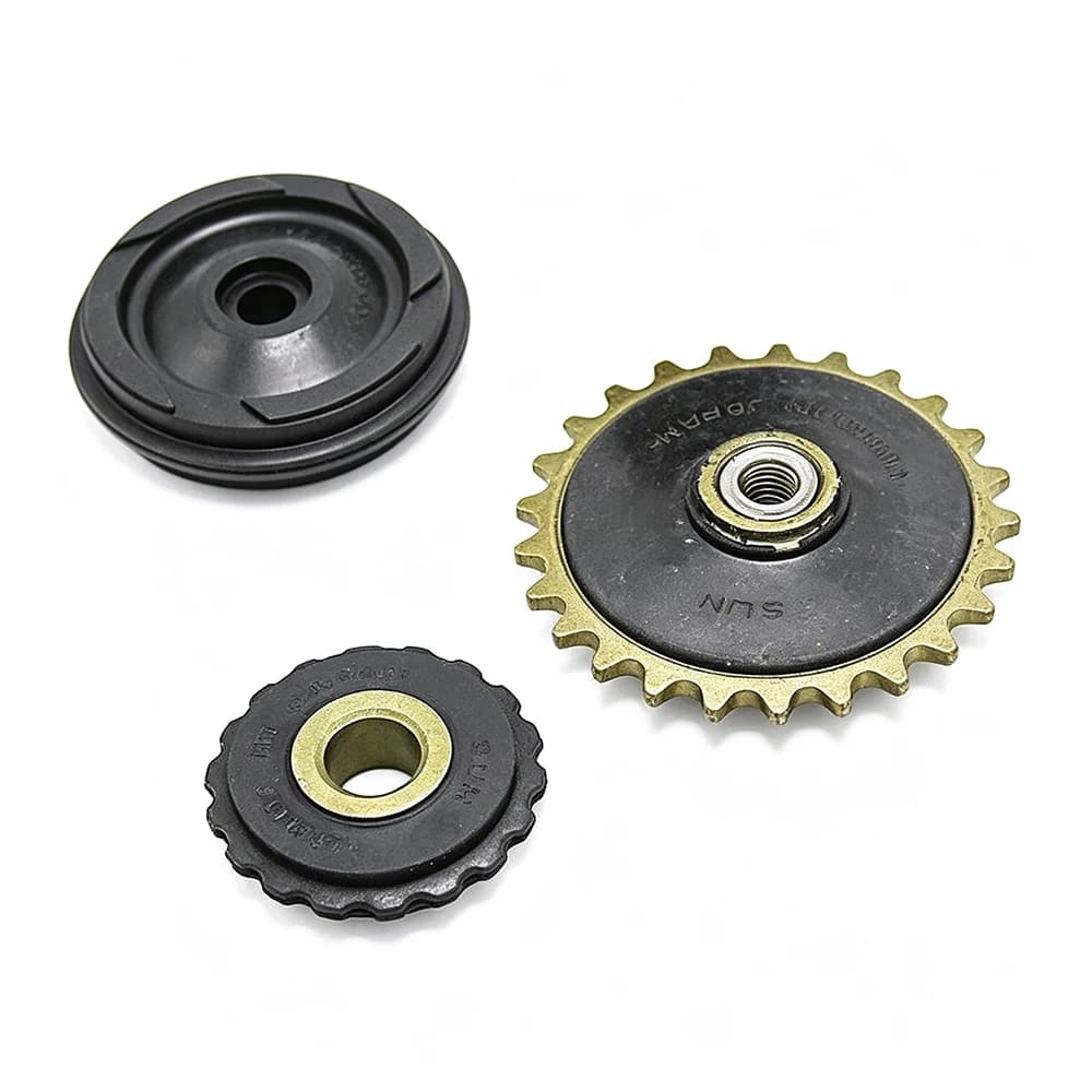 1 Set Oil Pump Sprocket Tensioner Guide Wheel Kit for Jialing JH70 Motorcycle Bike