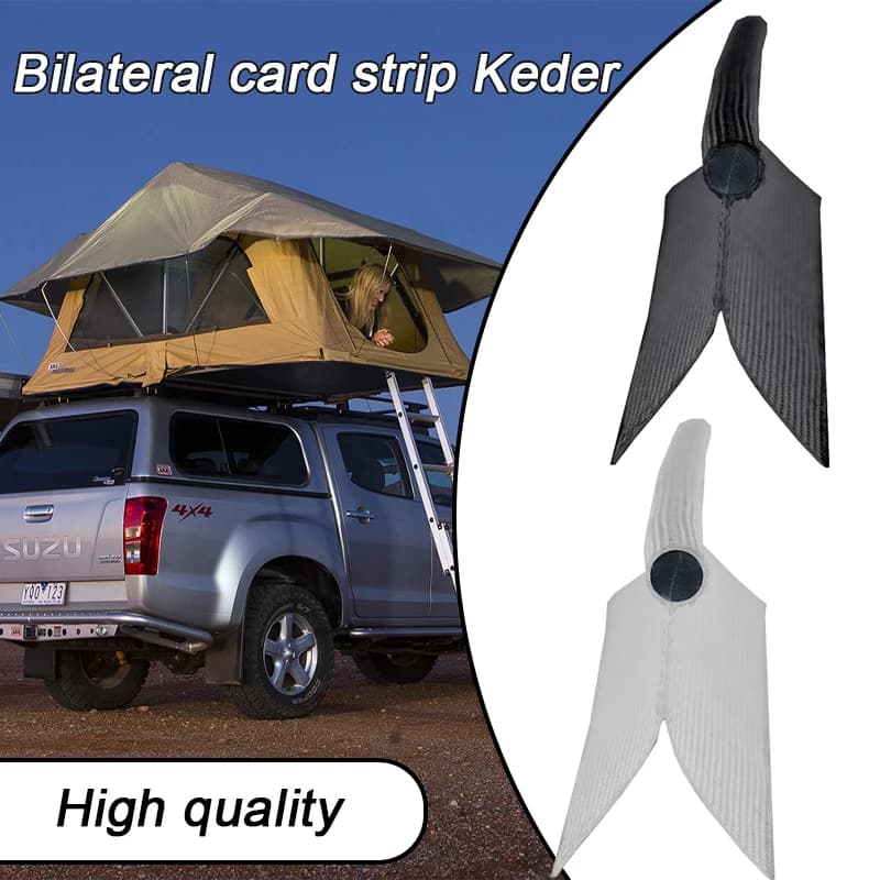 Tubi per binari per tende da sole in PVC nero 6mm Doppio flap Nucleo Keder Campeggio/Tende/Tende Accessori per camper 1m Tubi per binari per tende da sole per camper