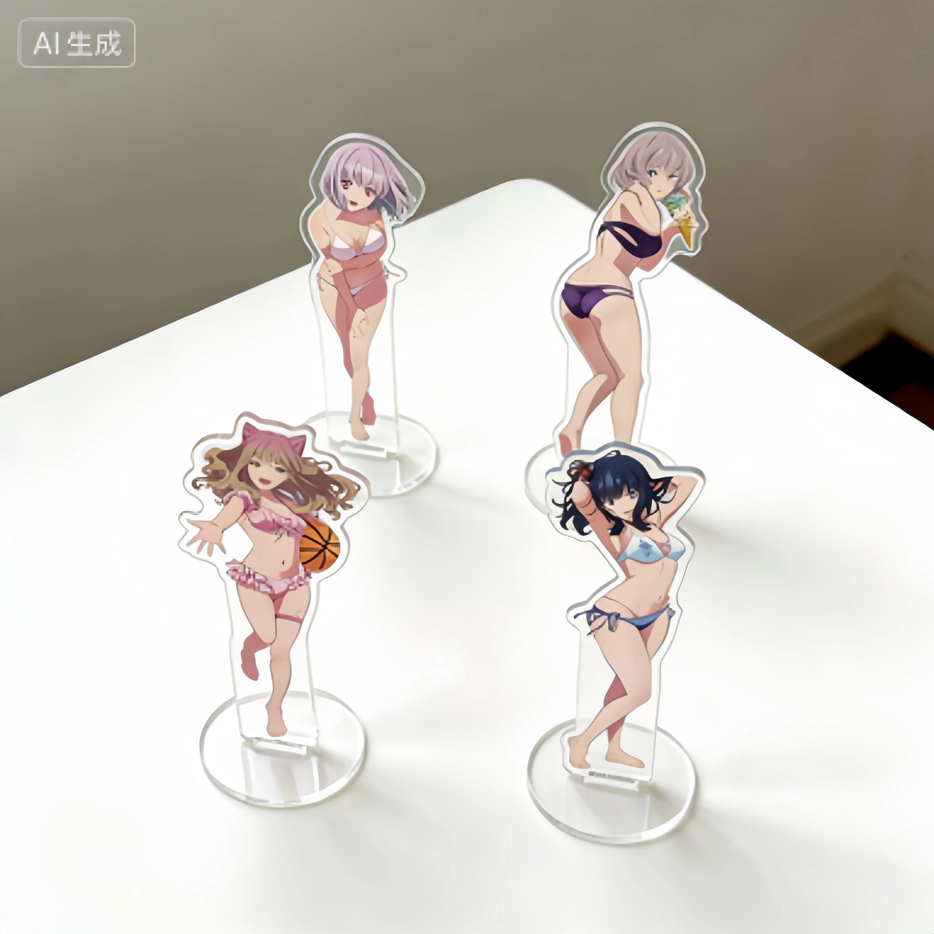 Supporto per figure in acrilico, modello Campus anime Gridman Universe, versione Sailor suit, portachiavi, ornamento da scrivania, per fan e amici, 15 cm