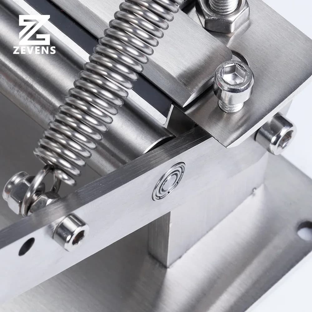 Cowhide Material Scraper DIY Stainless Steel Belt Tanned Leather Scraper, Thinning Machine Leather Thinning Machine