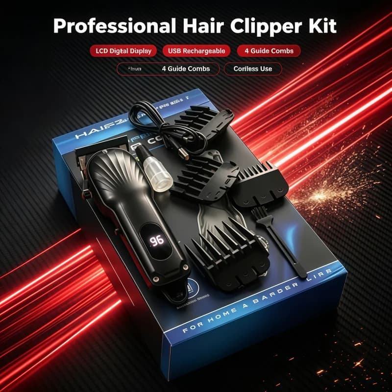 High quality Design of adjustable cutter head with USB charging for electric hair clipper hair and beard trimming Safe pruning
