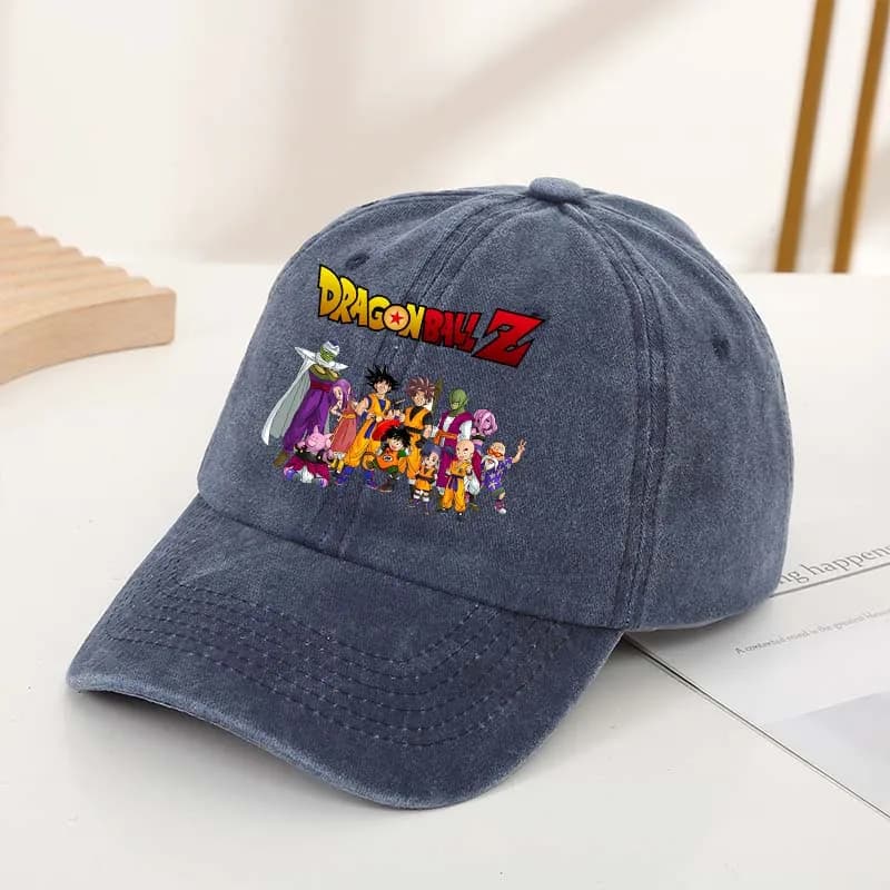 Dragon Balles Figures Peaked Caps Cartoon Anime Printed Boy Hats Trendy Cool Baseball Cap Summer Leisure Outdoor Hat Headwear