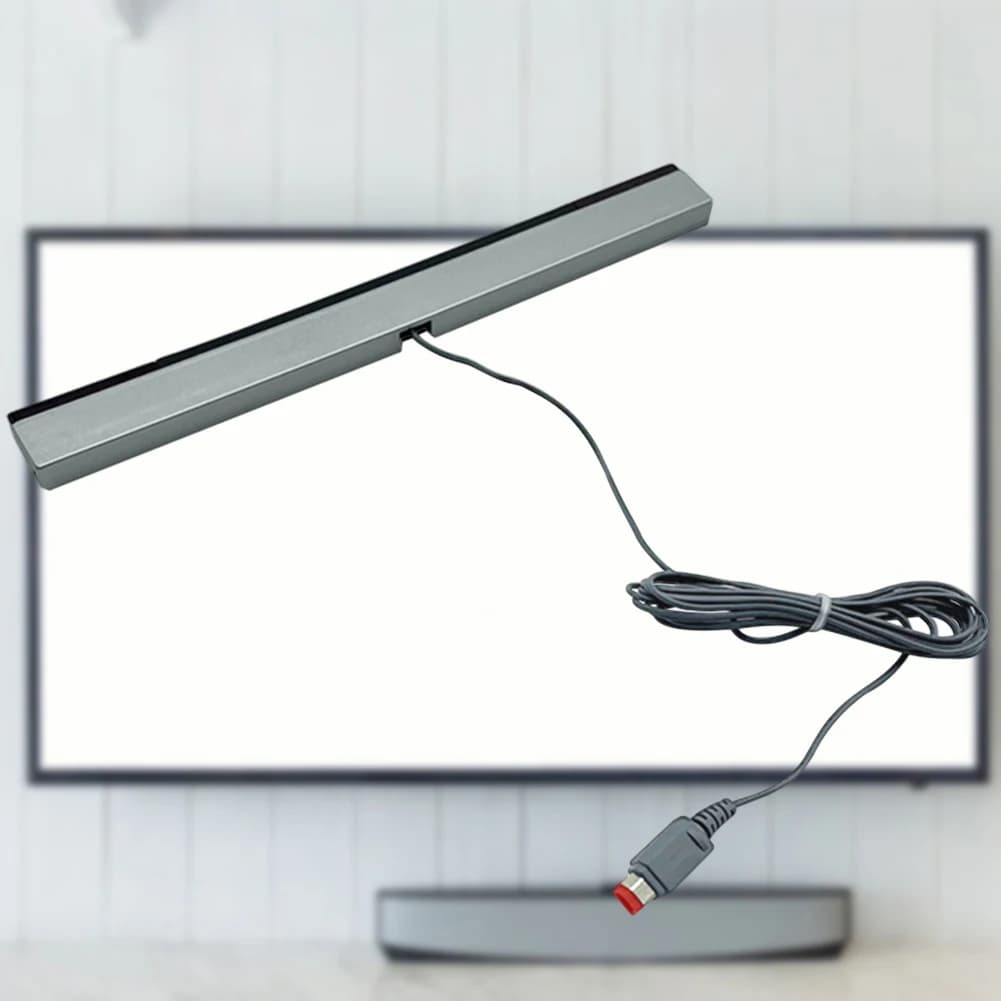 Wired Infrared Ray Sensor Bar with Extension Cord Infrared IR Signal Ray Wired Motion Sensor Bar for Wii Wii U Console