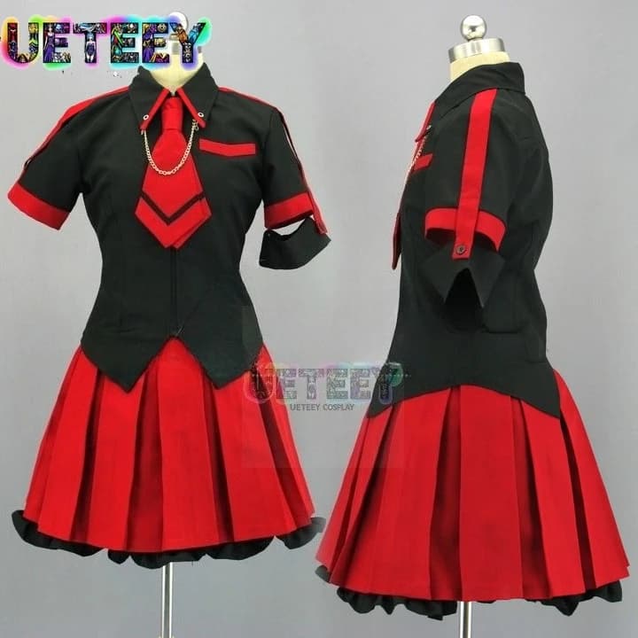 UETEEY COS BLOOD-C Saya Kisaragi Costume Cosplay Halloween Set Custom Size