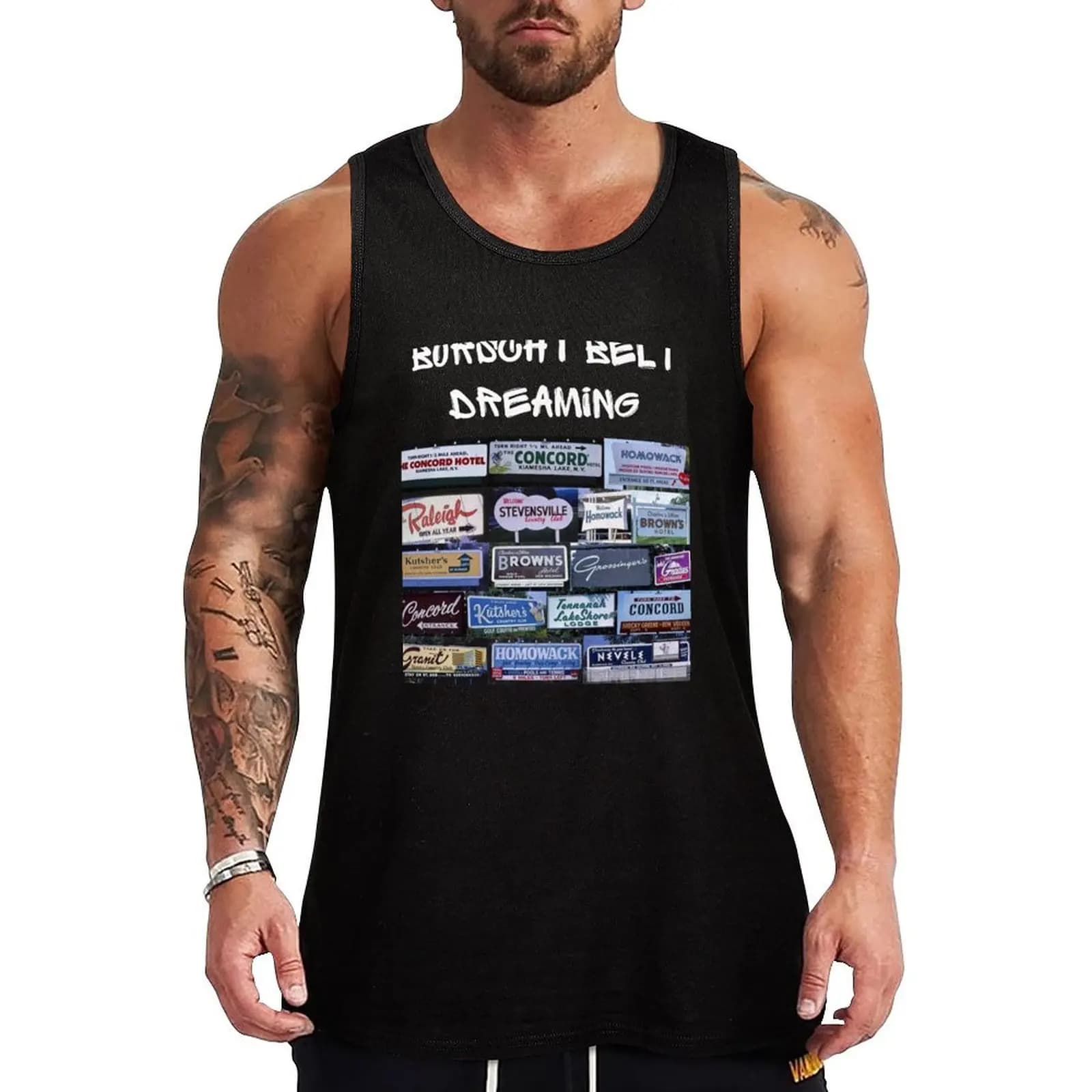 Borscht Belt Dreaming Tank Top Performance Athletic Tank Top Maglietta da allenamento per la corsa