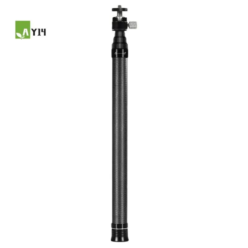 AY14 -1.5M Monopiede Estensibile Invisibile in Fibra di Carbonio con Testa a Sfera 360° per Fotocamera DJI Osmo 360 X5 Gopro