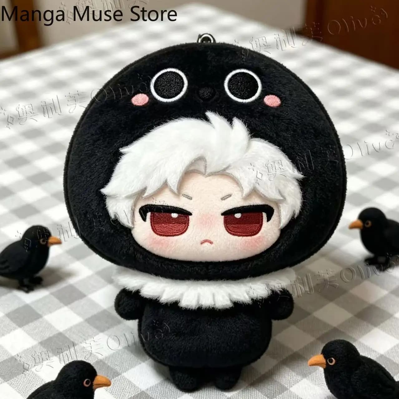 Anime Plush Doll Love and Deepspace Sylus Stuffed Toy Keychain Bag Charm Pendant Birthday Gift Cosplay Cotton Figure
