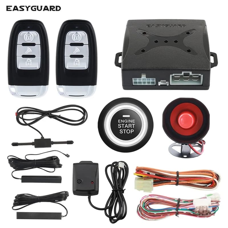 EASYGUARD ec003-ns pulsante di avvio avvio remoto avviamento motore allarme Shock avviso serratura centralizzata ingresso senza chiave passivo