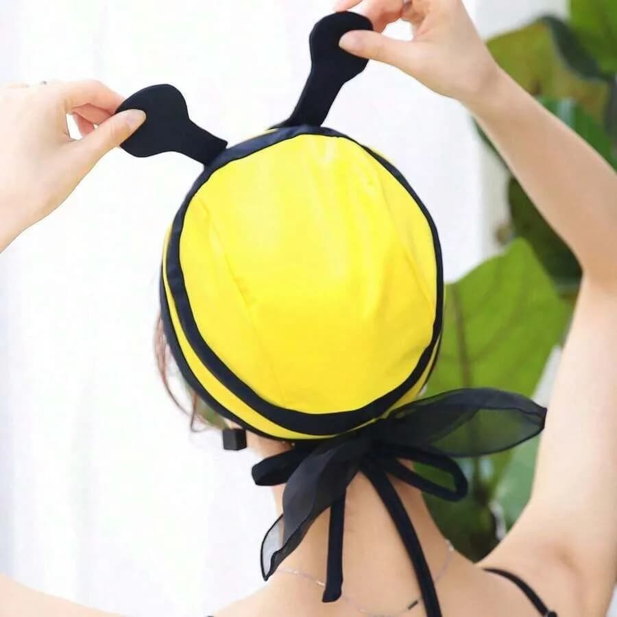 Cappello da Nuoto Estivo da Donna alla Moda con Coda di Pesce, Comodo e Stiloso, Accessorio da Spiaggia