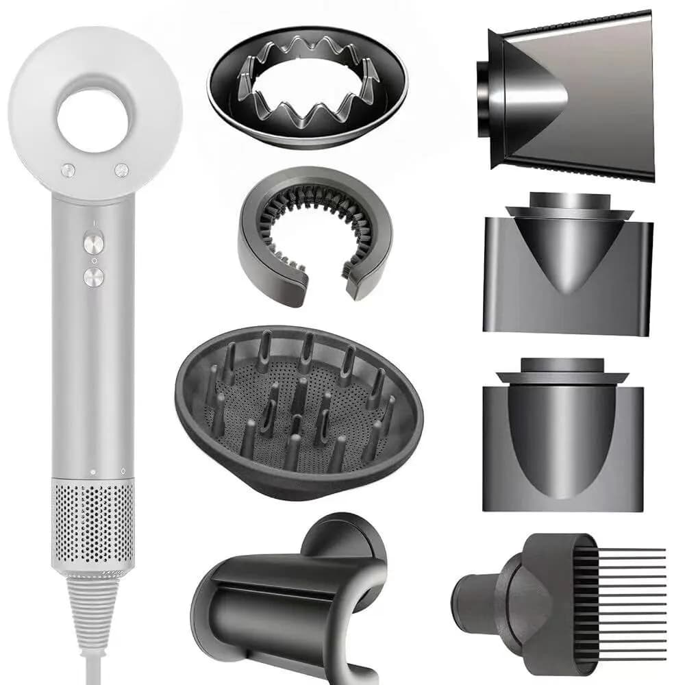 Fashionable 8-piece hairdryer nozzle set for styling and drying Professional accessories for salons for HD01 HD03 HD07 HD08