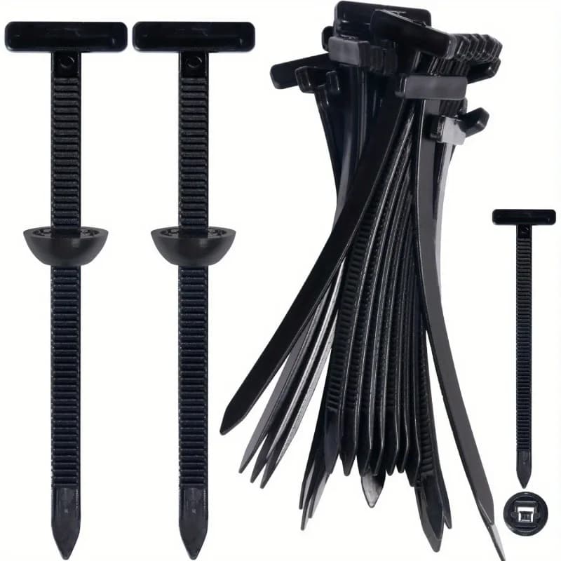 50/100 Pezzi Piastra di Fissaggio a Chiodo per Fogli di Cartone ​ Accessori universali per decorazioni domestiche e riparazioni auto