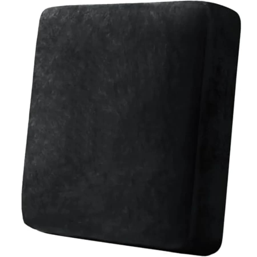 Velvet Stretch Couch Cushion Cover, Soft Sofa Seat Cushion Covers, Sofa Cushion Slipcover with Elastic Bottom Non-Slip and Anti
