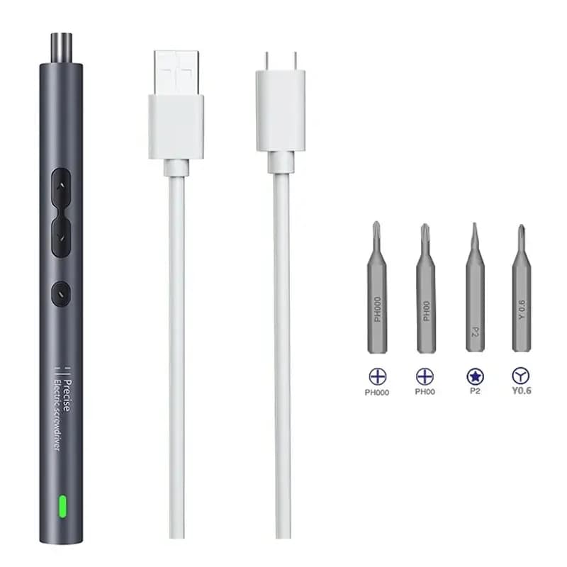 Electric Screwdriver Set 62/6 in 1 Precision Handle Portable Electric Tool Kit Wireless Small Tips for Phone Watch Repair