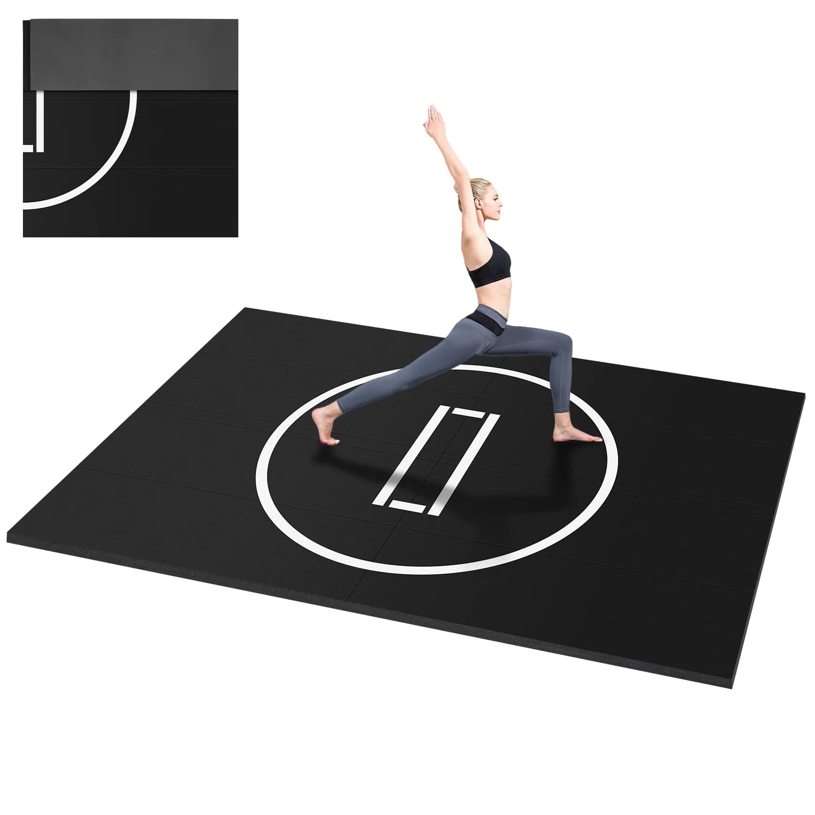 Waterproof Wrestling Mat for Yoga, BJJ, MMA, Grappling, Judo, Boxing and Martial Arts