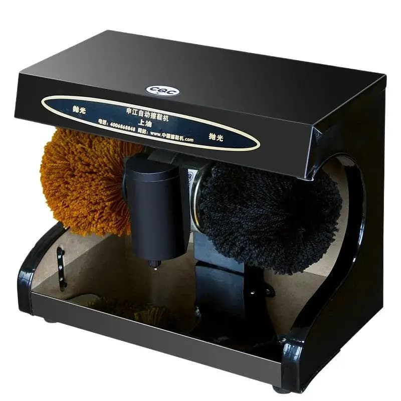 Ufficio domestico lucidatrice per scarpe completamente automatica hall dell'hotel scarpe in pelle lucidatrice per scarpe a induzione macchina per scarpe con spazzole elettriche