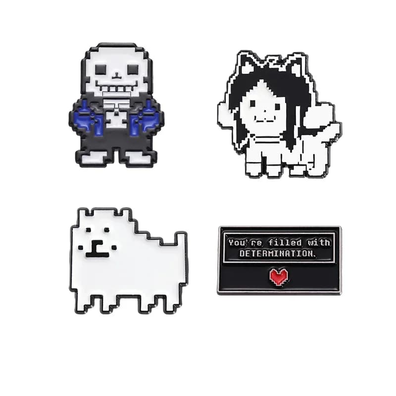 Gioco Pixel Art Cat smalto spille personalizzato Cartoon Animal spille zaino vestiti distintivo risvolto gioielli divertenti regalo per bambini amici