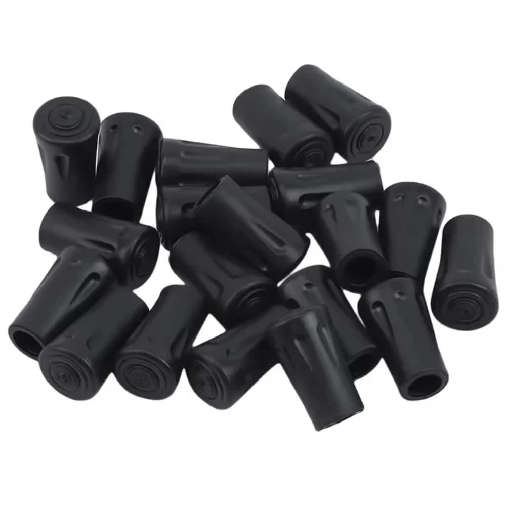 20 pcs/packing Camping trekking Nordic walking pole Climbing rod Alpenstock Camp outdoors Hiking Protective carpet Rubber toe